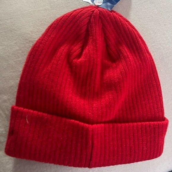 MENS Champion Men's Winter Beanie, Medium Red, cold winter Hat - Picture 6 of 7